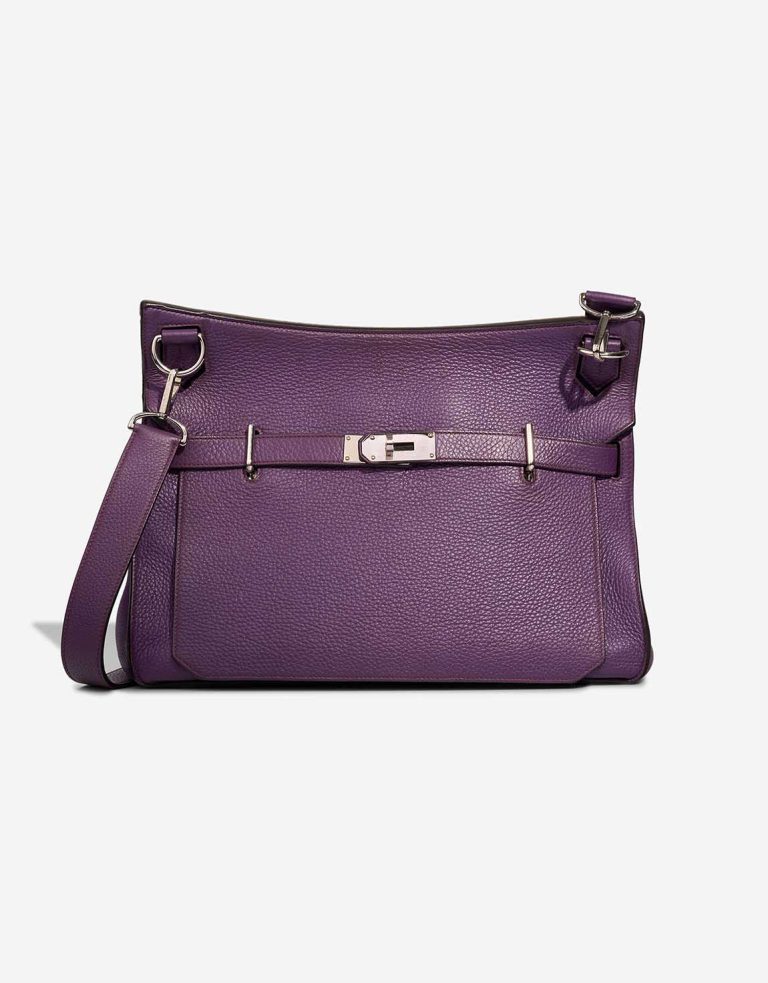 Hermès Jypsière 37 Clémence Ultraviolet Front | Sell your designer bag