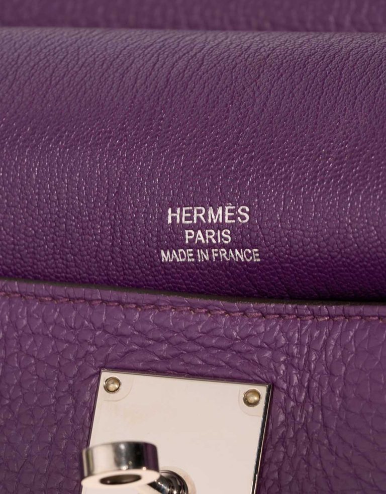 Hermès Jypsière 37 Clémence Ultraviolet Logo | Sell your designer bag