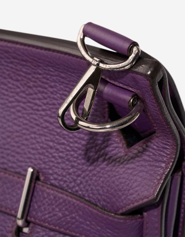 Hermès Jypsière 37 Clémence Ultraviolet Signs of wear | Sell your designer bag
