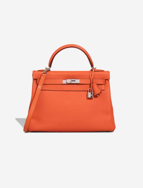 Hermès Kelly 32 Togo Orange H Front | Sell your designer bag