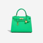 Hermès Kelly 25 Epsom Vert Comics Front | Sell your designer bag