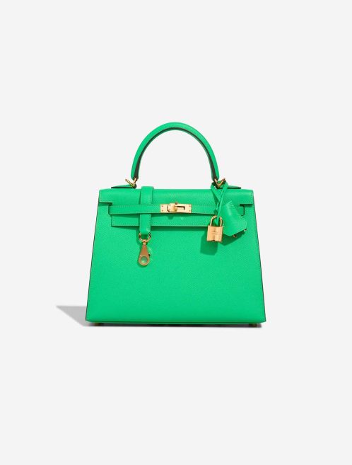 Hermès Kelly 25 Epsom Vert Comics Front | Sell your designer bag