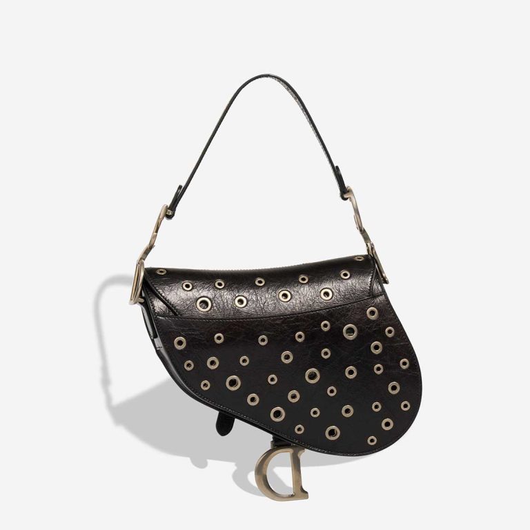 Dior Saddle Medium Aged Calf Black | Sell your designer bag