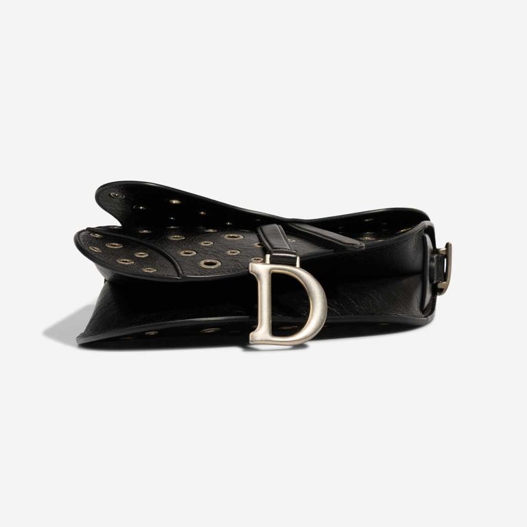 Dior Saddle Medium Aged Calf Black | Sell your designer bag