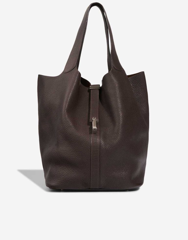 Hermès Picotin 33 Clémence Chocolat Front | Sell your designer bag