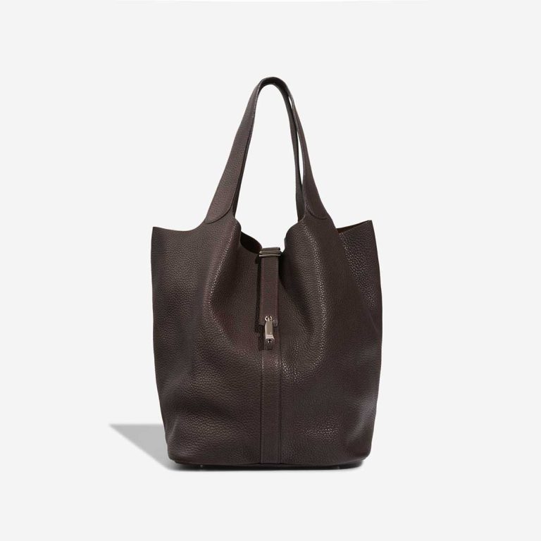 Hermès Picotin 33 Clémence Chocolat Front | Sell your designer bag