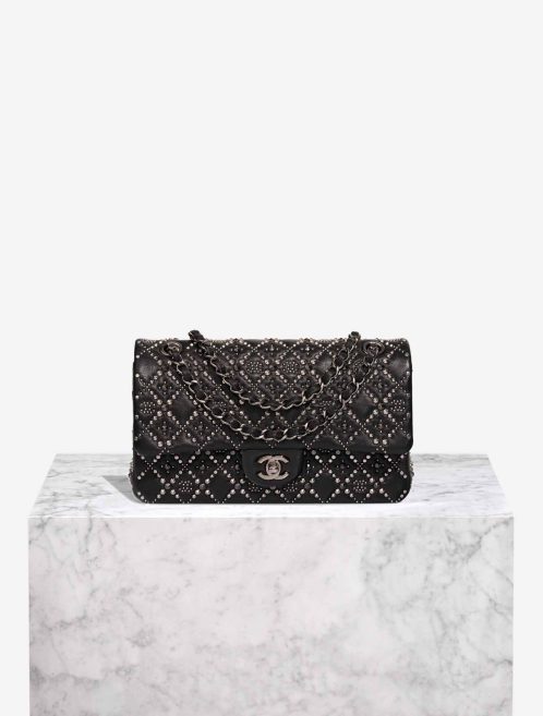 Chanel Timeless Medium Lamb Black Front | Sell your designer bag