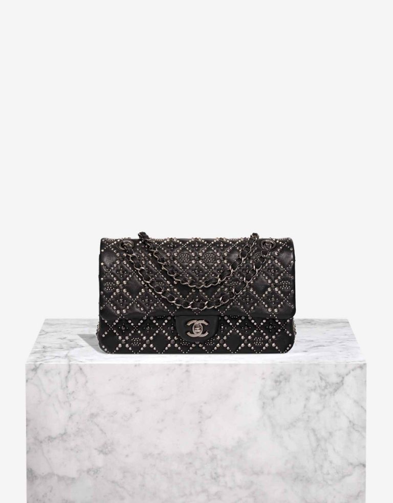 Chanel Timeless Medium Lamb Black Front | Sell your designer bag