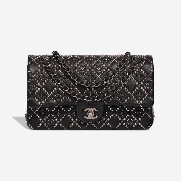 Chanel Timeless Medium Lamb Black Front | Sell your designer bag