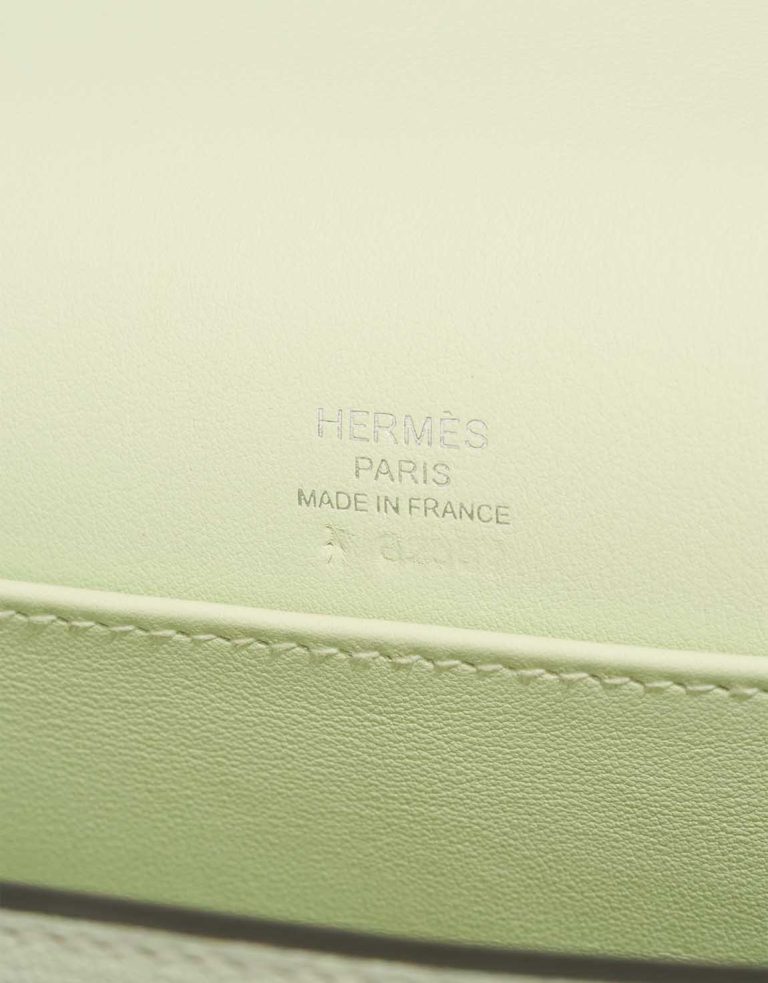 Hermès Geta Chèvre Mysore Vert Fizz Logo | Sell your designer bag