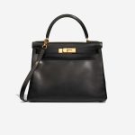 Hermès Kelly 28 Box Black Front | Sell your designer bag