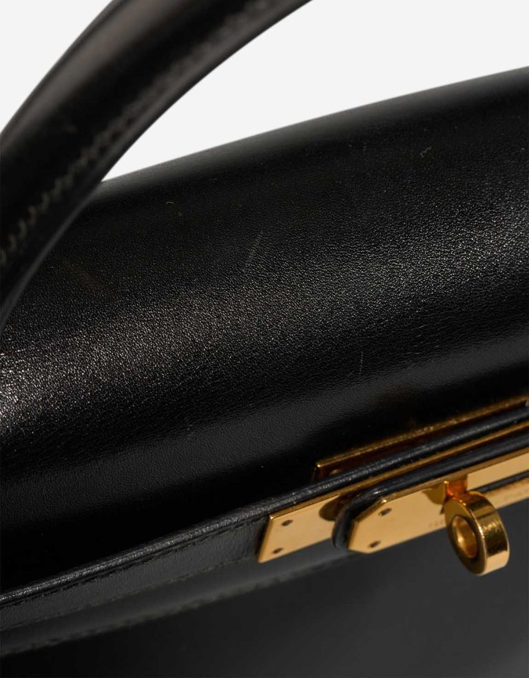 Hermès Kelly 28 Box Black Signs of wear | Sell your designer bag