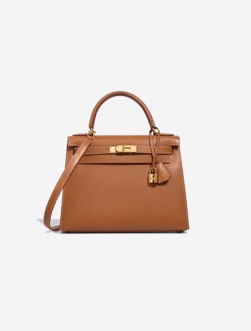 Hermès Kelly 28 Courchevel Gold Front | Sell your designer bag
