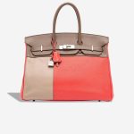 Hermès Birkin Cascade 35 Swift / Clémence Rose Jaipur / Étoupe / Argile Front | Sell your designer bag