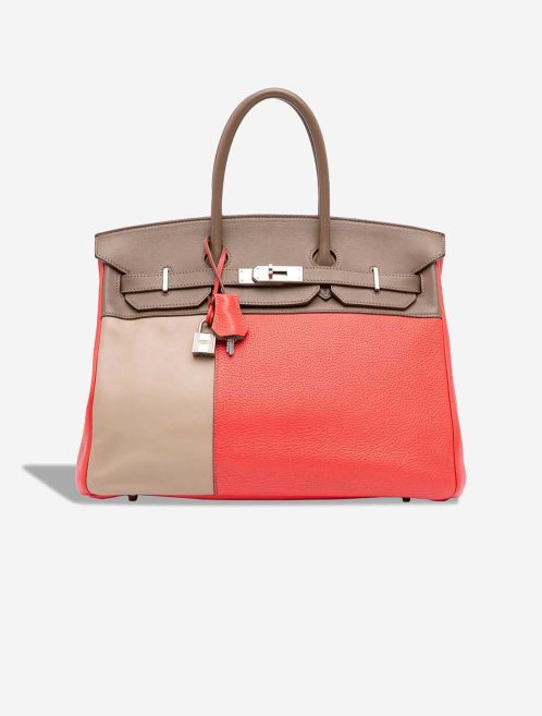 Hermès Birkin Cascade 35 Swift / Clémence Rose Jaipur / Étoupe / Argile Front | Sell your designer bag