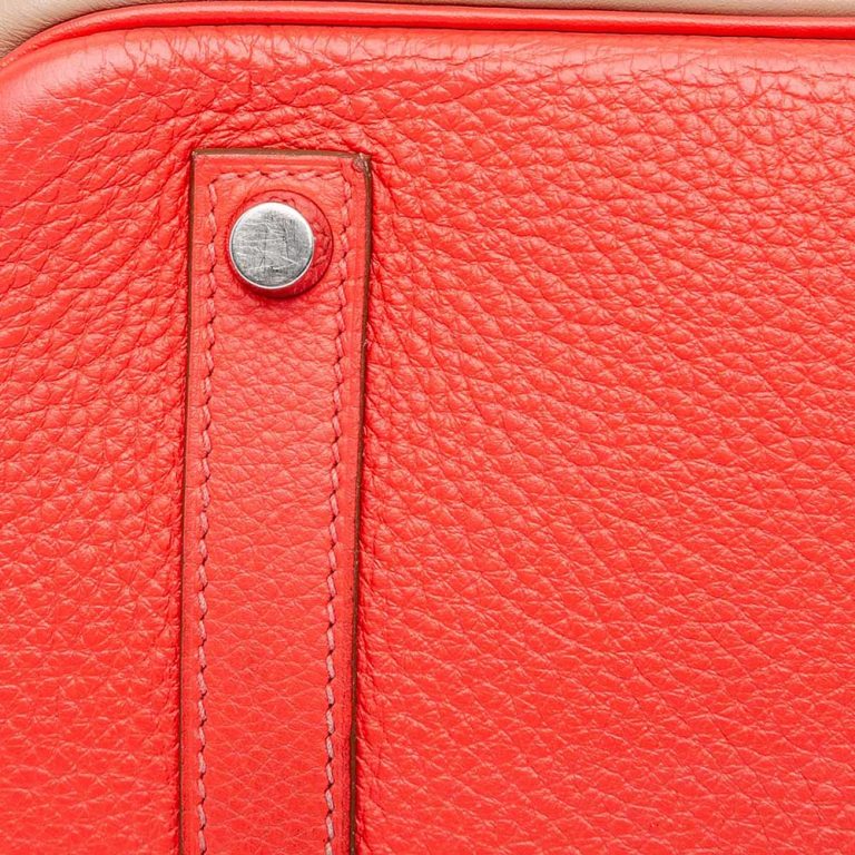 Hermès Birkin Cascade 35 Swift / Clémence Rose Jaipur / Étoupe / Argile Signs of wear | Sell your designer bag