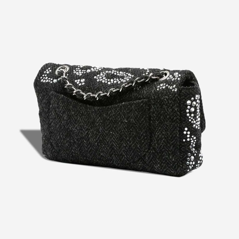 Chanel Timeless Strass Embellished Medium Tweed Black | Sell your designer bag