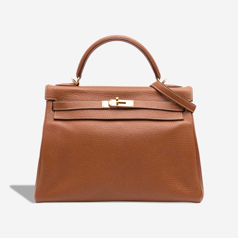 Hermès Kelly 32 Togo Gold Front | Sell your designer bag