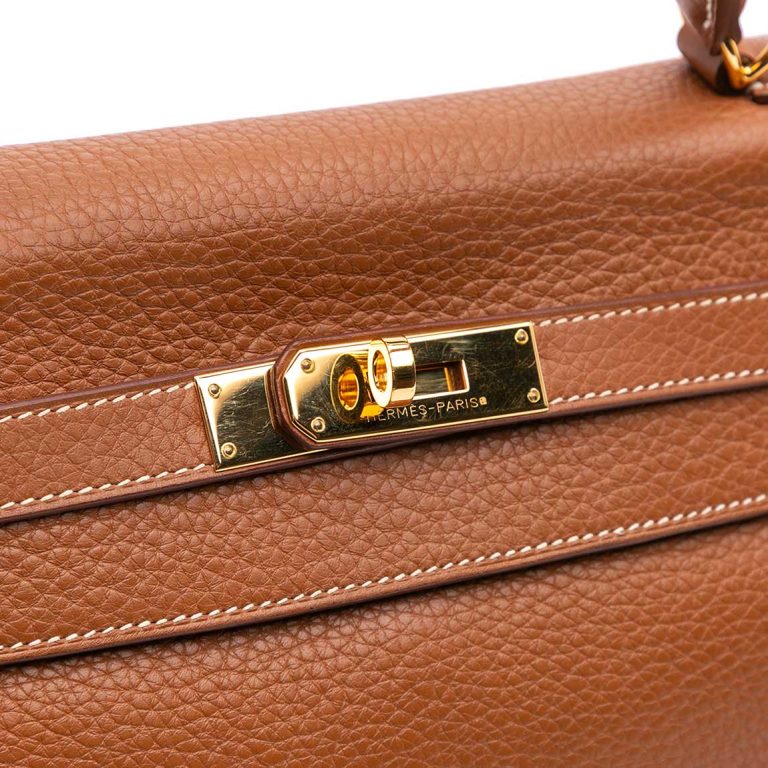 Hermès Kelly 32 Togo Gold Front | Sell your designer bag