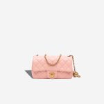 Chanel Timeless Pearl Crush Mini Rectangular Lamb Pink Front | Sell your designer bag