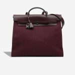 Hermès Herbag 39 Toile / Vache Hunter Bordeaux / Rouge Sellier Front | Sell your designer bag