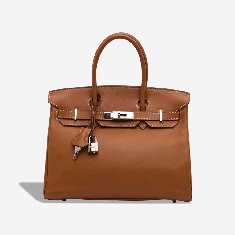 Hermès Birkin 30 Barenia Fauve Front | Sell your designer bag