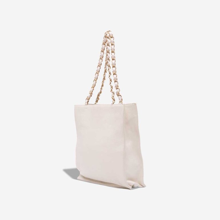 Chanel Shopping Tote Lamb White | Sell your designer bag