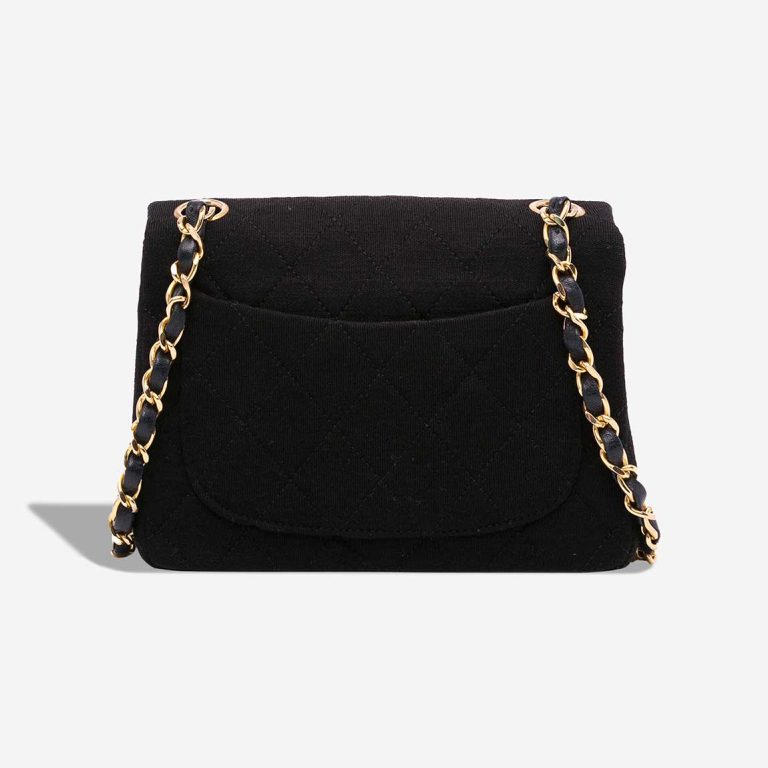 Chanel Timeless Mini Square Jersey Black | Sell your designer bag