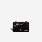 Chanel Timeless Paris-Hamburg Mini Rectangular Lamb / Jersey Blue / Red Front | Sell your designer bag