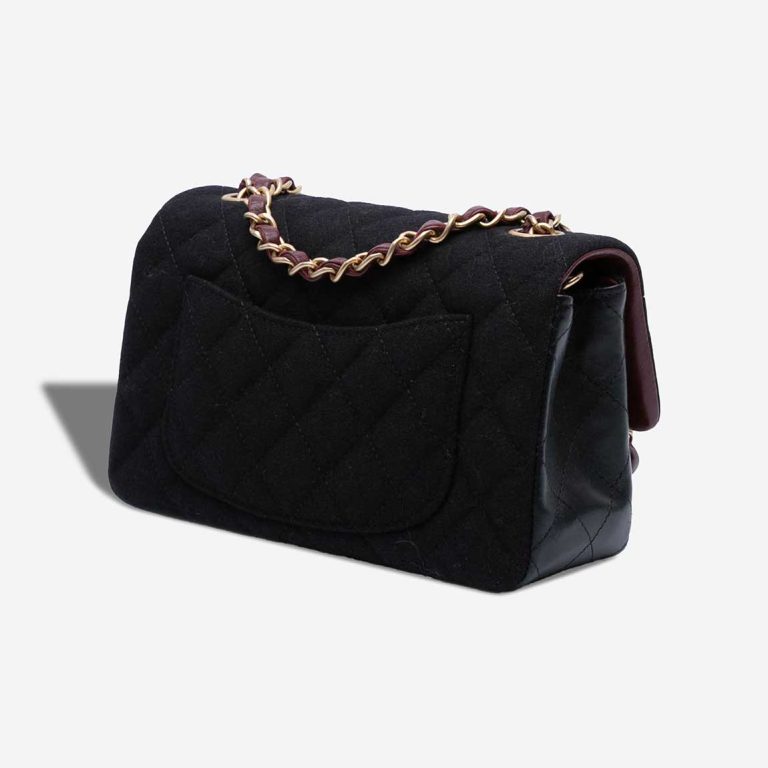 Chanel Timeless Paris-Hamburg Mini Rectangular Lamb / Jersey Blue / Red | Sell your designer bag