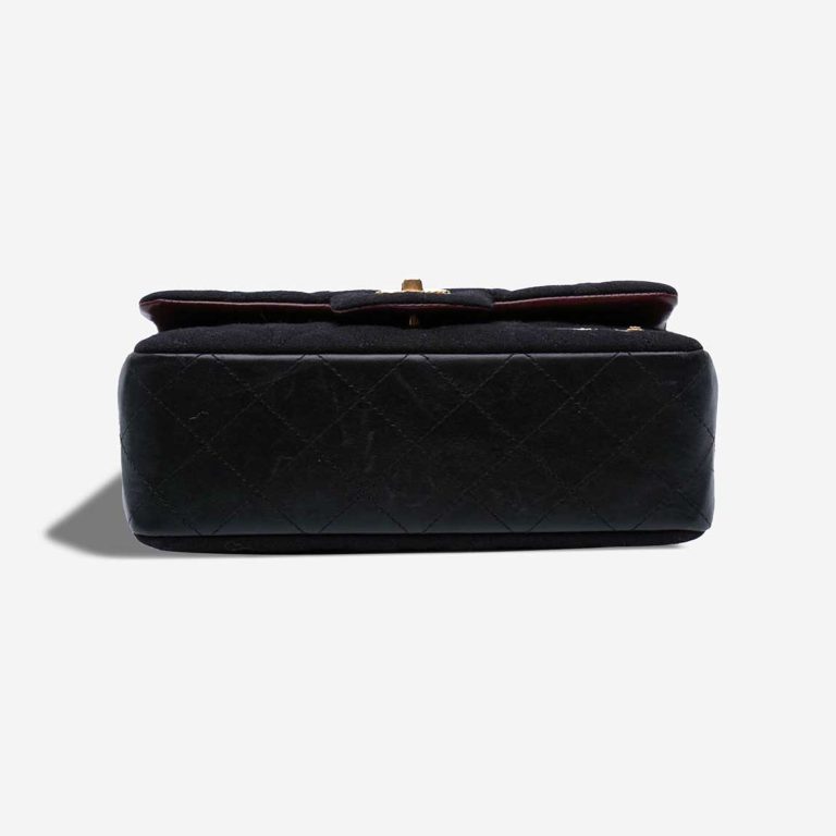 Chanel Timeless Paris-Hamburg Mini Rectangular Lamb / Jersey Blue / Red | Sell your designer bag