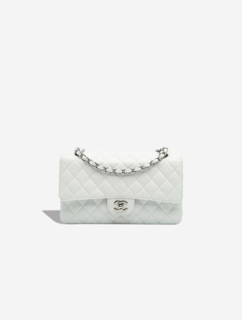 Chanel Timeless Medium Caviar White Front | Sell your designer bag