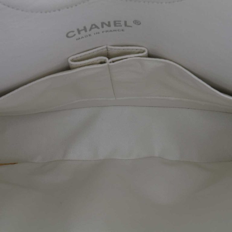 Chanel Timeless Medium Caviar White Inside | Sell your designer bag