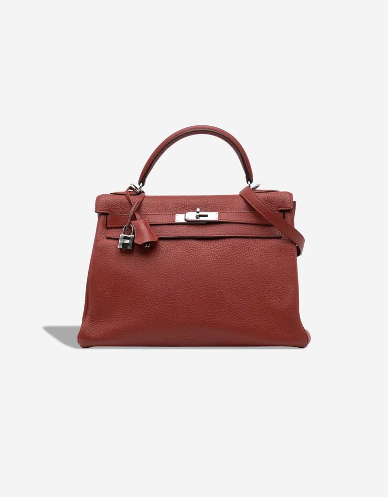 Hermès Kelly 32 Clémence Rouge H Front | Sell your designer bag