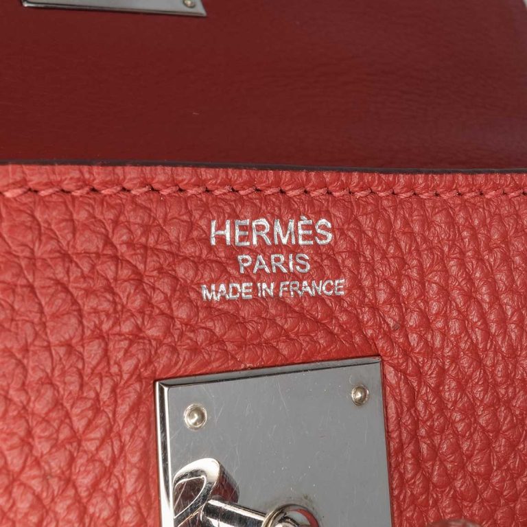 Hermès Kelly 32 Clémence Rouge H Logo | Sell your designer bag