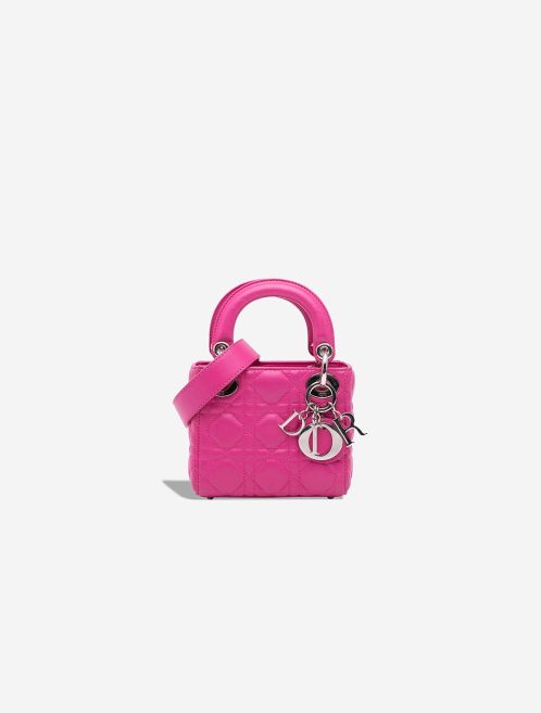 Dior Lady Micro Lamb Pink Front | Sell your designer bag