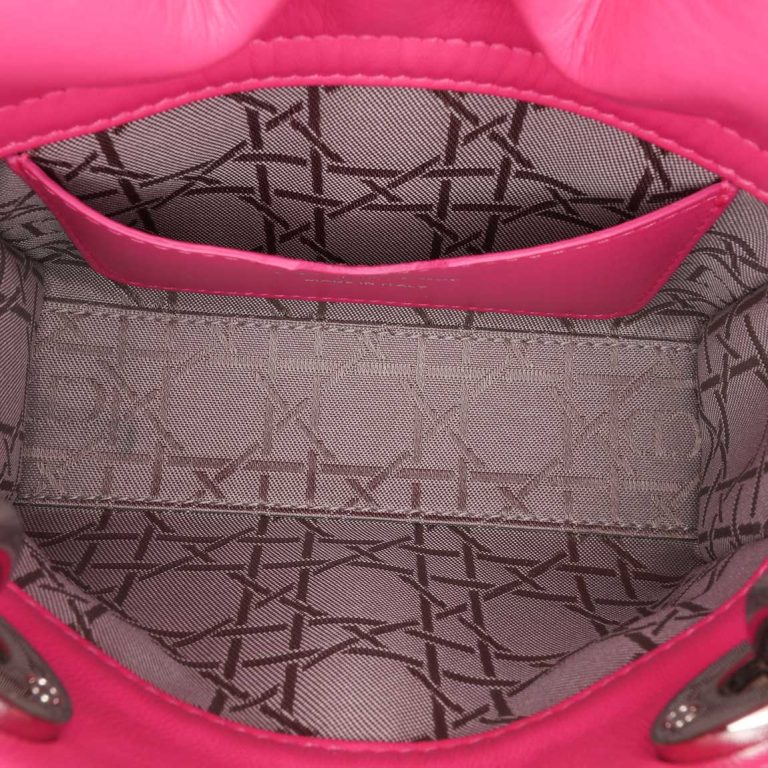 Dior Lady Micro Lamb Pink Inside | Sell your designer bag