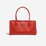 Chanel Executive Cerf Tote Lamb Red Front | Sell your designer bag