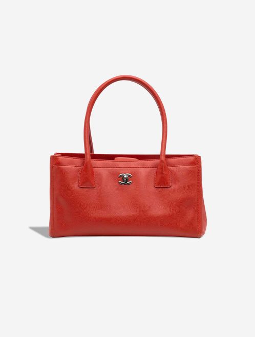 Chanel Executive Cerf Tote Lamb Red Front | Sell your designer bag