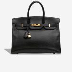 Hermès Birkin 35 Clémence Black Front | Sell your designer bag