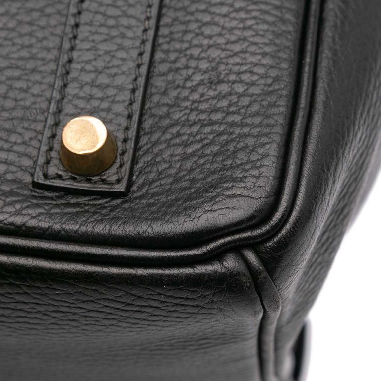 Hermès Birkin 35 Clémence Black Signs of wear | Sell your designer bag