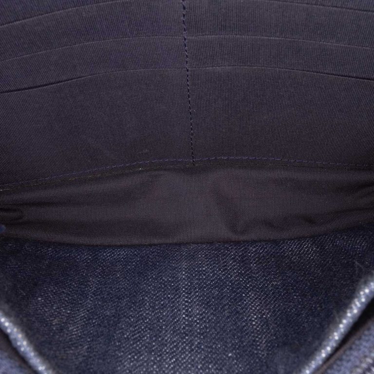 Chanel Wallet On Chain Denim / Velvet Blue Inside | Sell your designer bag