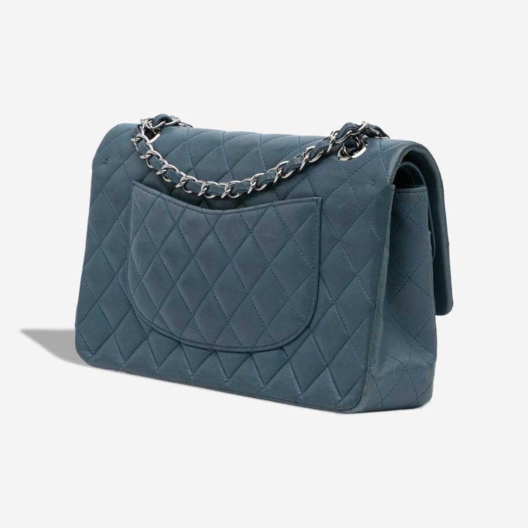 Chanel Timeless Medium Lamb Blue Logo | Sell your designer bag