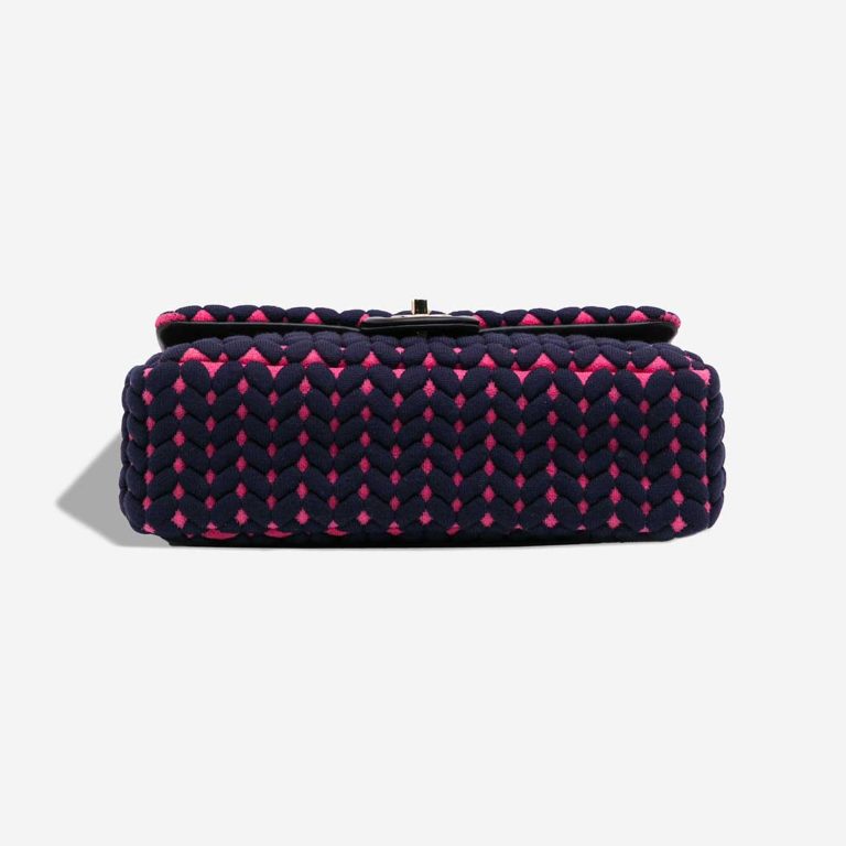 Chanel Timeless Medium Calf / Wool Pink / Dark Blue | Sell your designer bag
