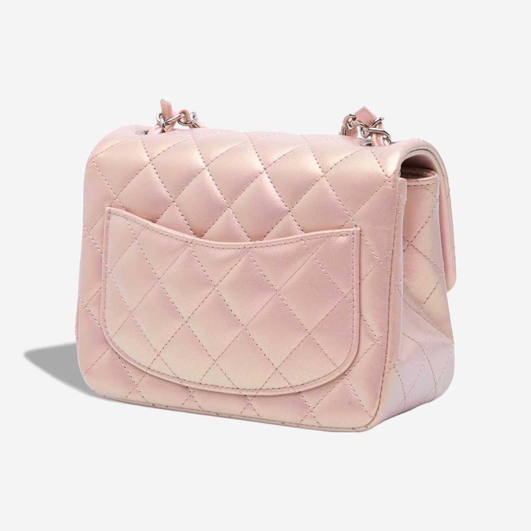 Chanel Timeless Mini Square Lamb Light Pink / Iridescent | Sell your designer bag
