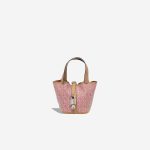 Hermès Picotin Micro Lucky Daisy Swift Chai / Rose / White Front | Sell your designer bag