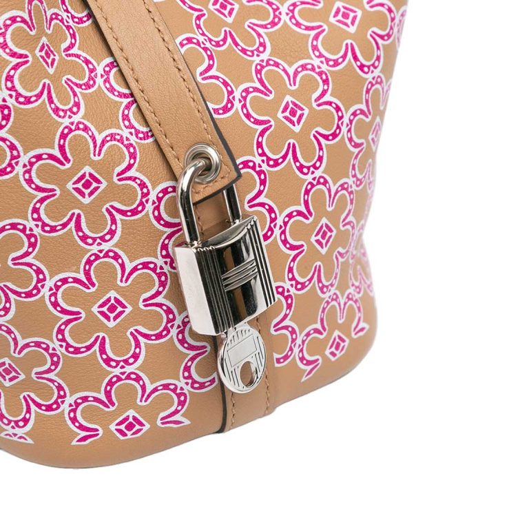 Hermès Picotin Micro Lucky Daisy Swift Chai / Rose / White Closing System | Sell your designer bag