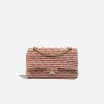 Chanel Timeless Coco Sailor Medium Silk / Canvas Red / White Front | Sell your designer bag