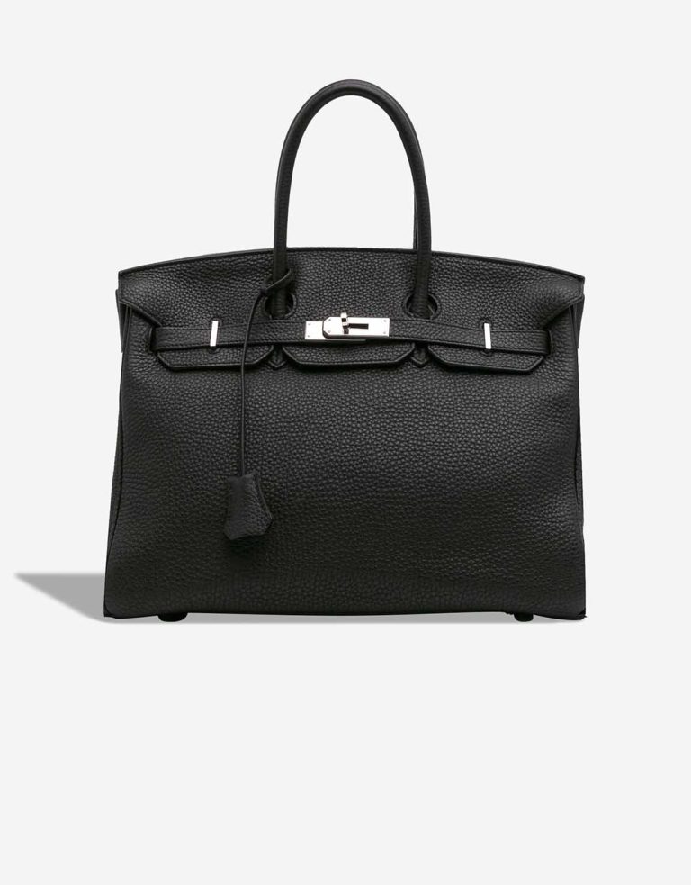 Hermès Birkin 35 Togo Black Front | Sell your designer bag