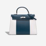 Hermès Kelly Flag 35 Epsom Colvert / White Front | Sell your designer bag